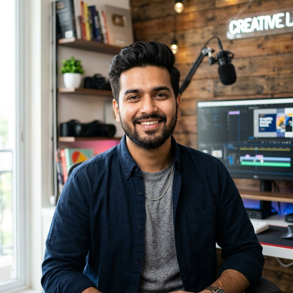 Divyansh Bhargav, Graphic Designer & Video Editor at Webhi5